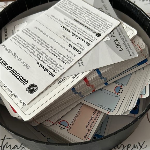 NHL Question of Hockey 2 Trivia Game - Black and Blue - Picture 3 of 5